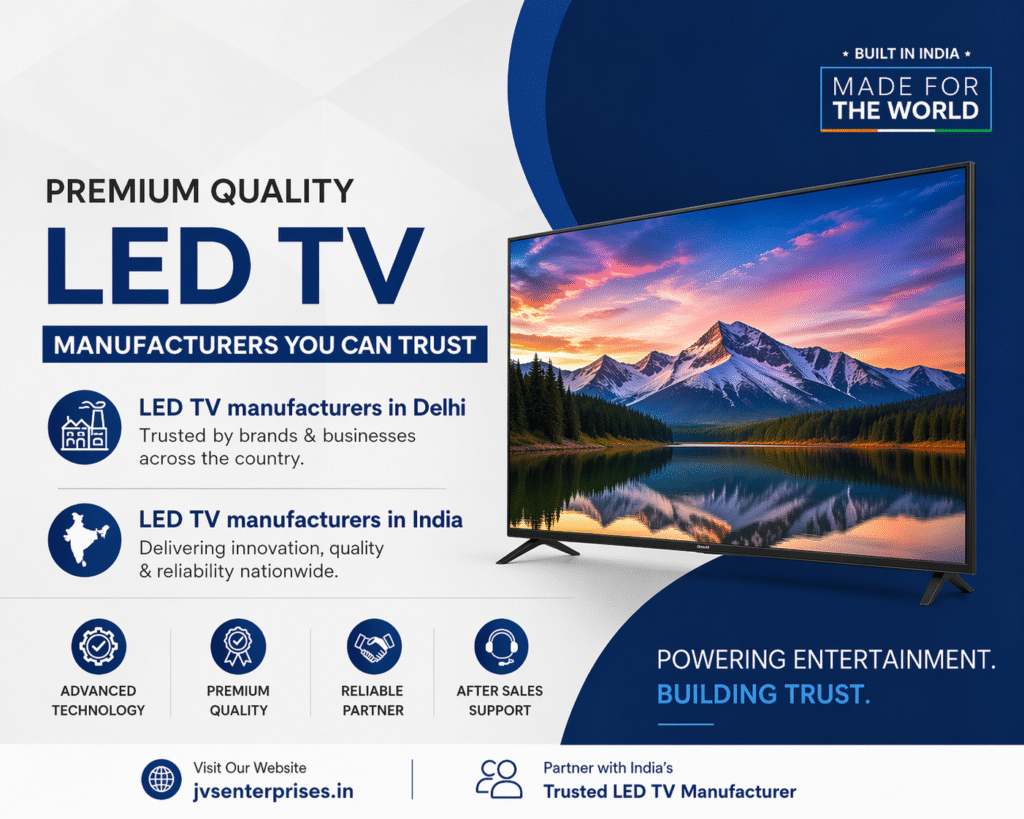 LED TV Manufacturers in Delhi & LED TV Manufacturers in India
