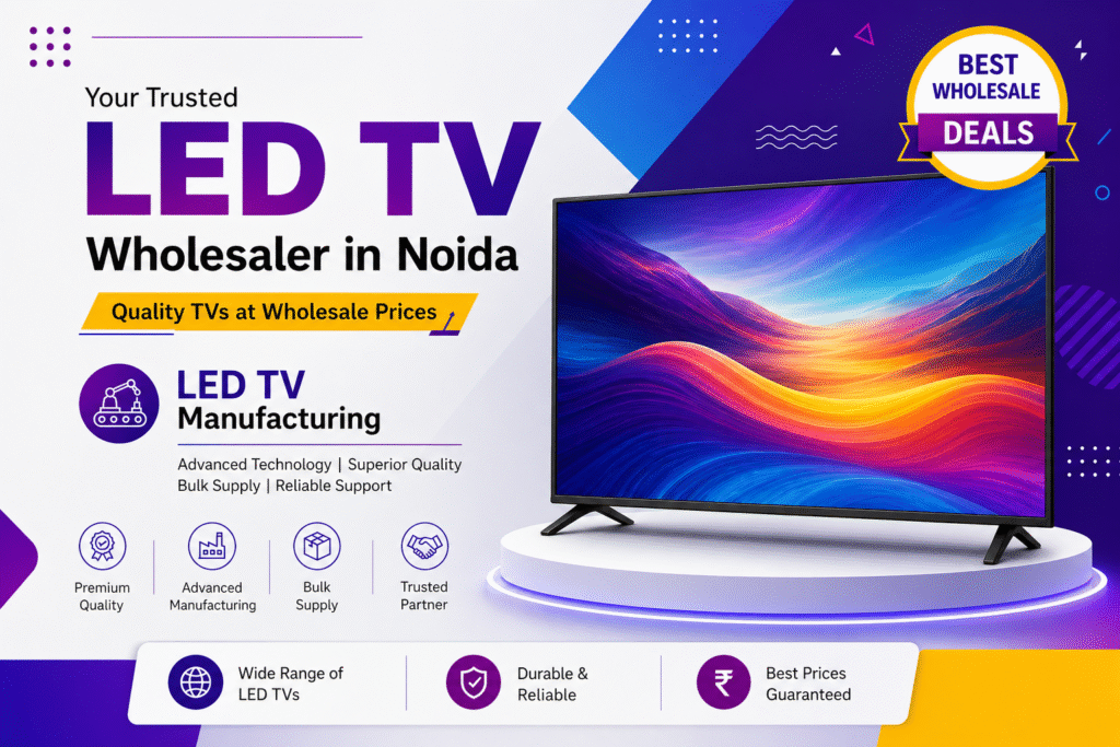 LED TV Wholesaler in Noida & LED TV Manufacturing