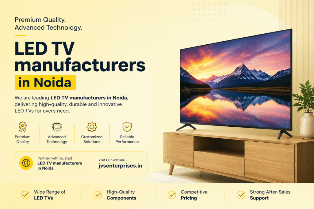 Top LED TV Manufacturers in Noida & India