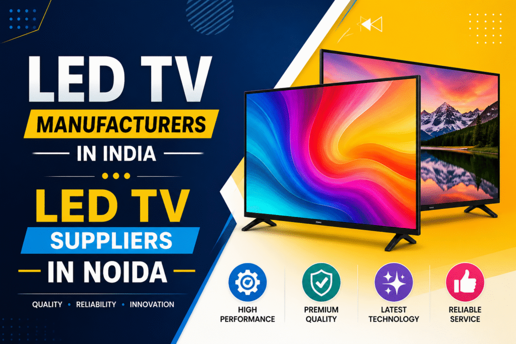 Best LED TV Manufacturers in India & LED TV Suppliers in Noida