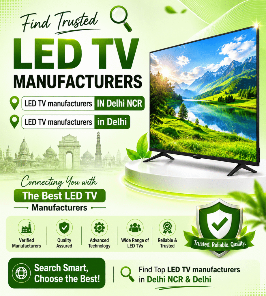 Best LED TV Manufacturers in Delhi NCR