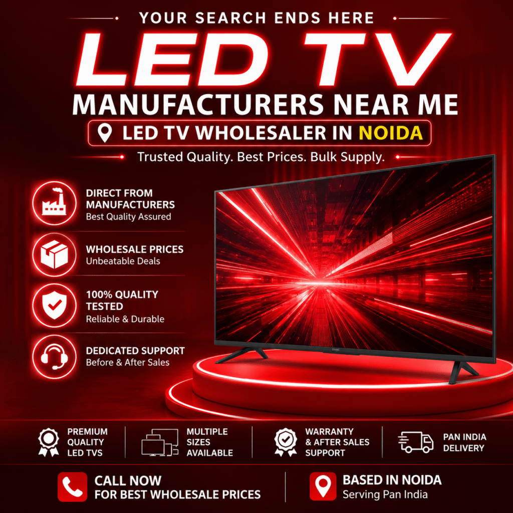 LED TV Manufacturers Near Me & LED TV Wholesaler in Noida