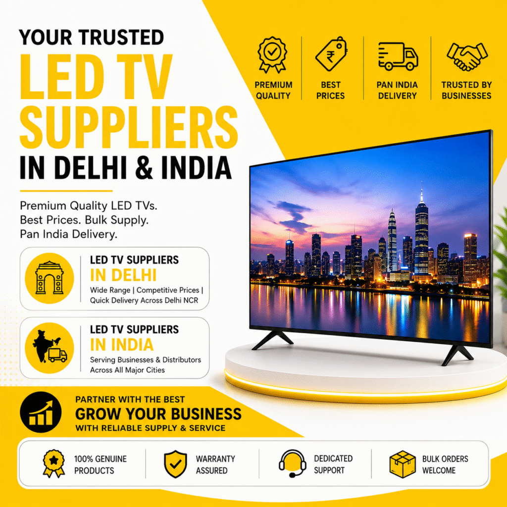 Best LED TV Suppliers in Delhi & India for Smart Entertainment Solutions