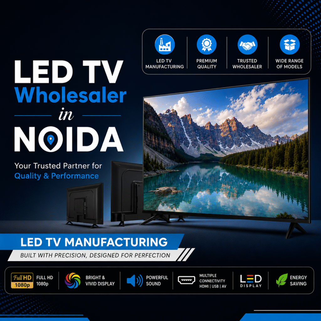 LED TV Wholesaler in Noida & LED TV Manufacturing for Modern Business Growth