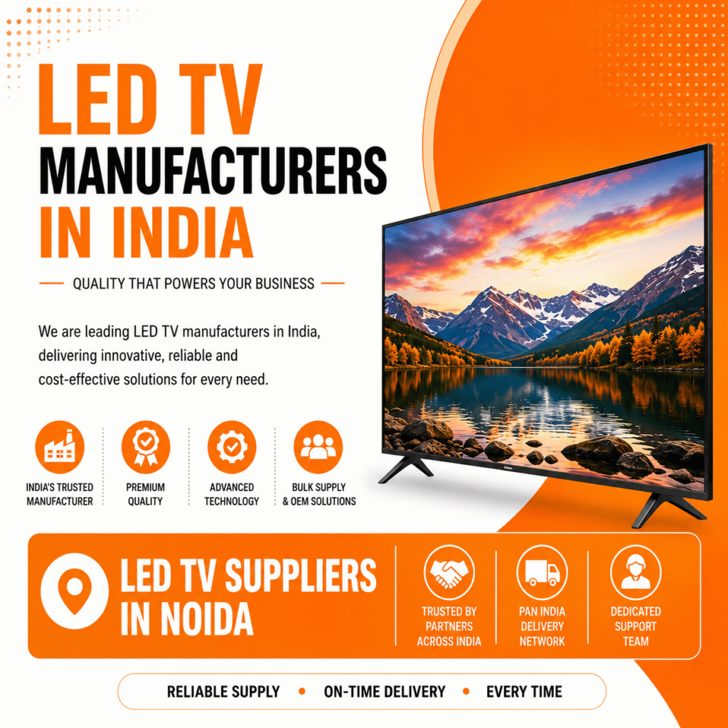Best LED TV Manufacturers in India & LED TV Suppliers in Noida