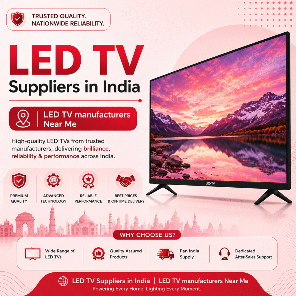 Best LED TV Suppliers in Delhi & India for Quality Smart TVs