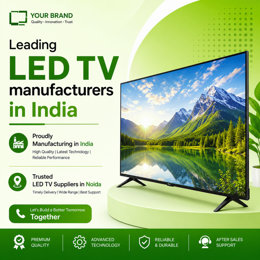 LED TV Manufacturers in India & Trusted Suppliers in Noida