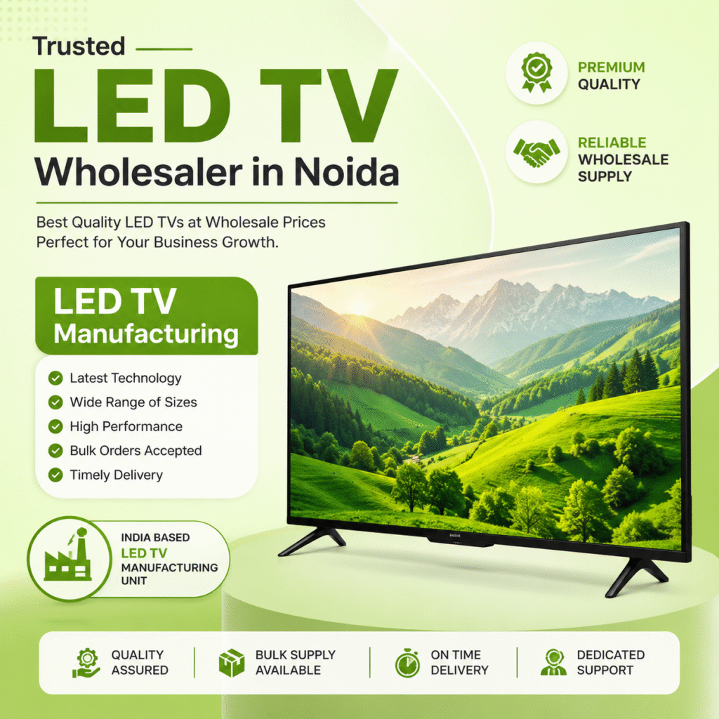 LED TV Wholesaler in Noida & LED TV Manufacturing for Growing Businesses