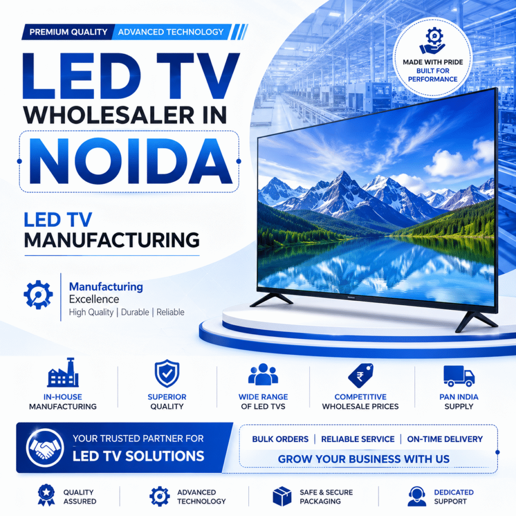 LED TV Wholesaler in Noida & LED TV Manufacturing for Business Growth