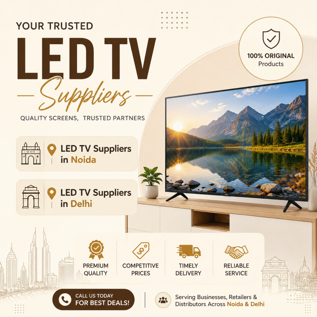 Trusted LED TV Suppliers in Noida & Delhi for Smart TV Solutions
