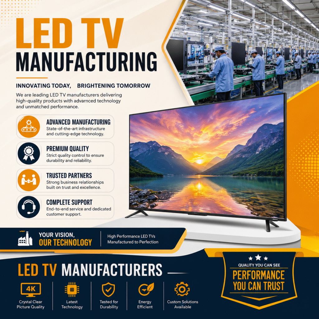 LED TV Manufacturing: Building Smarter Entertainment for India