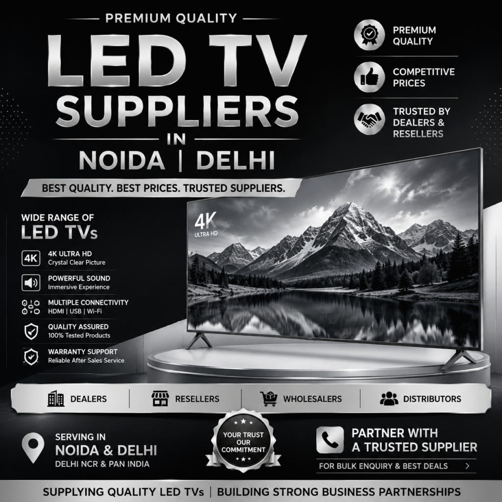 LED TV Suppliers in Noida & Delhi for Modern Smart TV Solutions