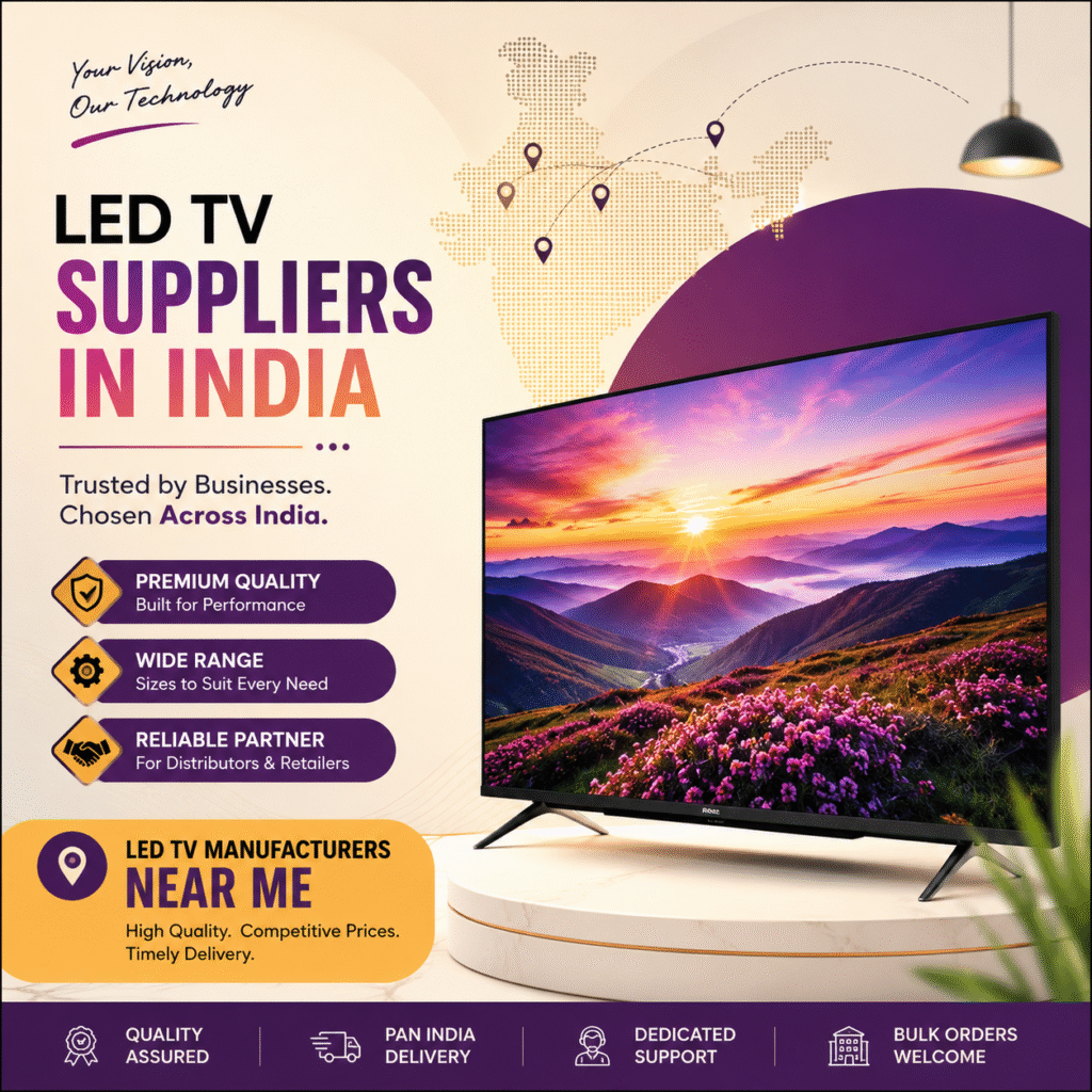 LED TV Suppliers in India & Trusted Manufacturers Near Me