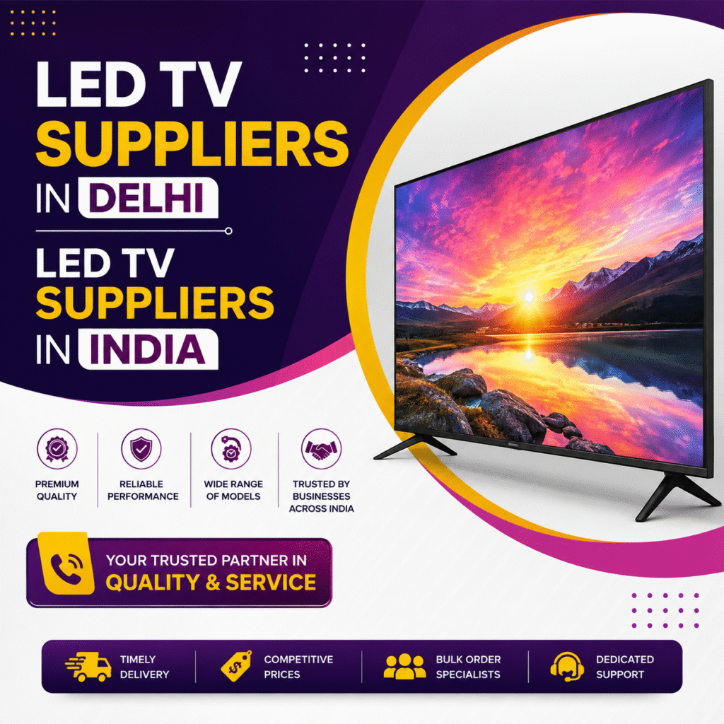 LED TV Suppliers in Delhi & India for Modern Smart TV Solutions