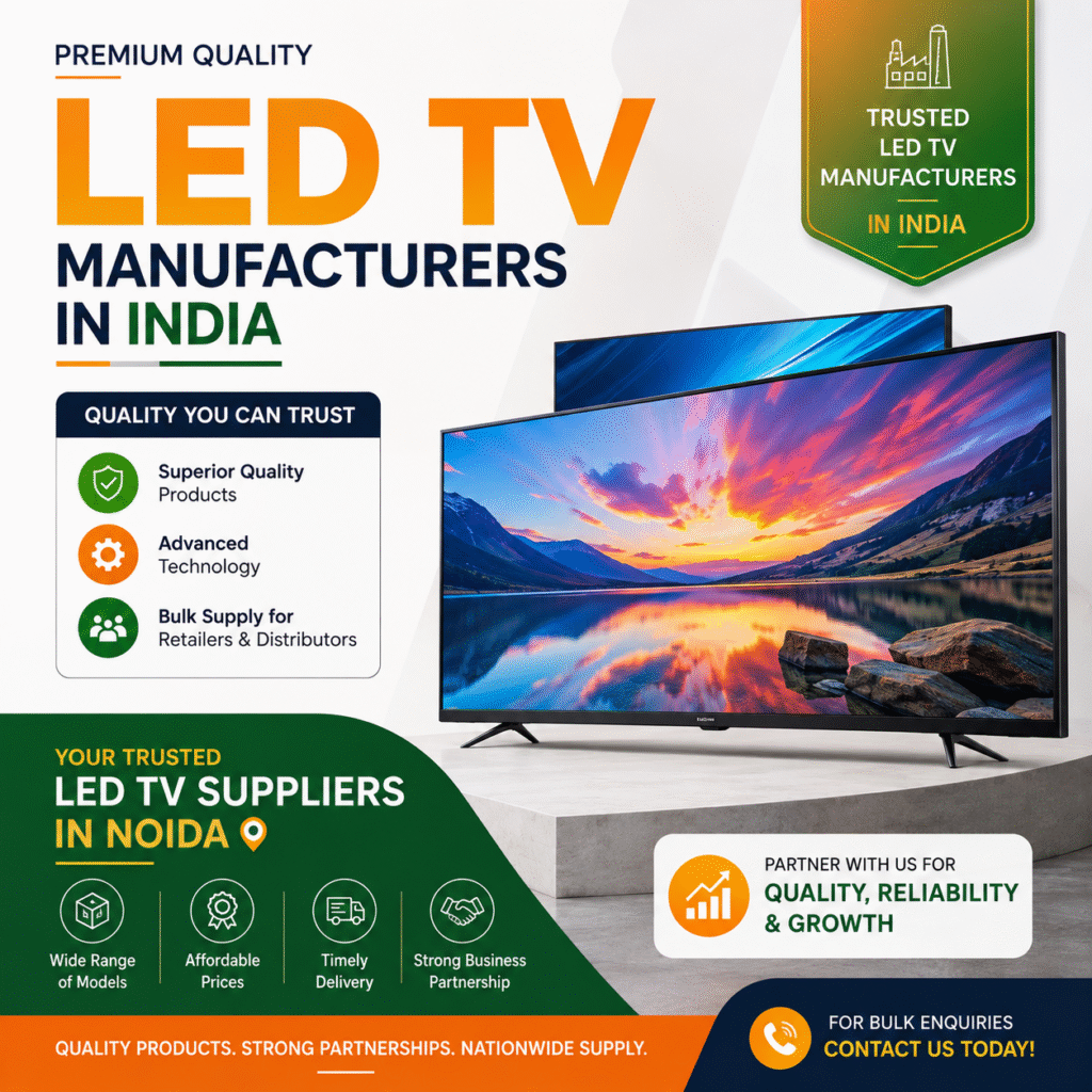 LED TV Manufacturers in India & Trusted Suppliers in Noida