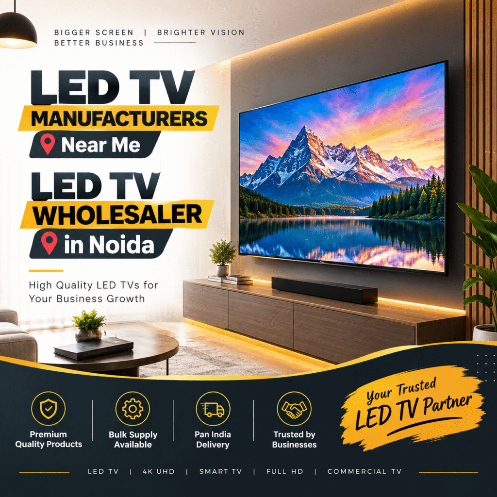 LED TV Manufacturers Near Me & LED TV Wholesaler in Noida