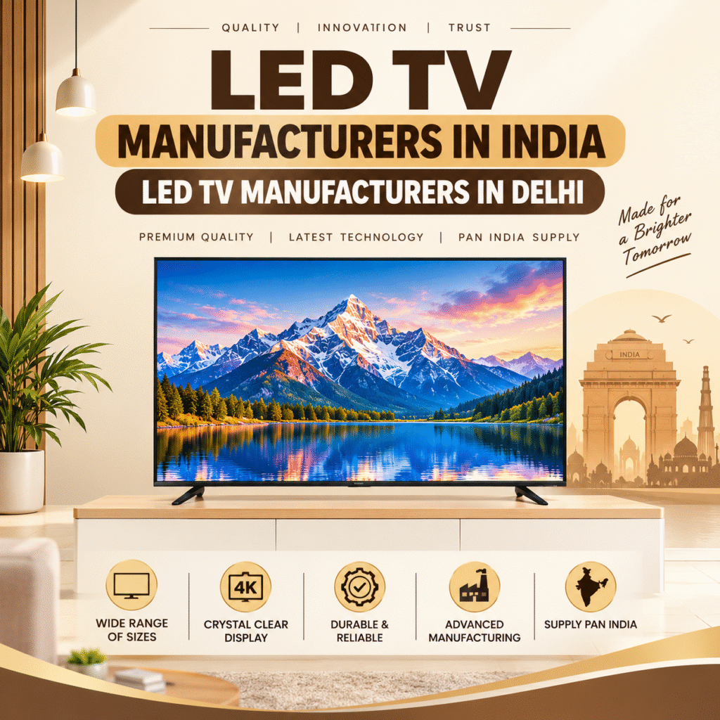 LED TV Manufacturers in Delhi: India B2B Opportunities
